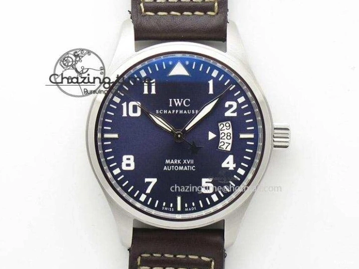 MIROTIME 0223 Mark XVIII Le Petit Prince IW327004 SS Mk Maker Best Edition Blue Dial On Brown Leather Strap A TimelessDesign 7296